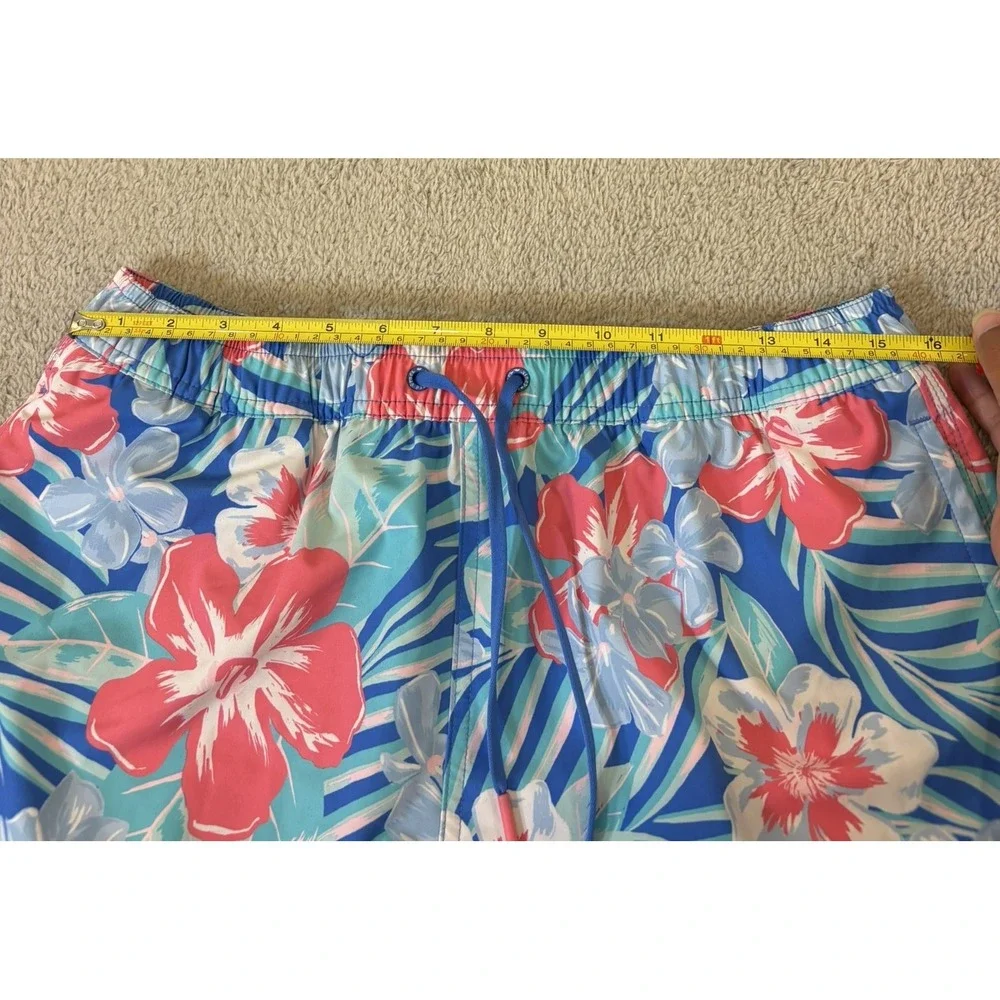 Vineyard Vines Chappy Swim Trunks Men Medium Floral  Multicolor 7